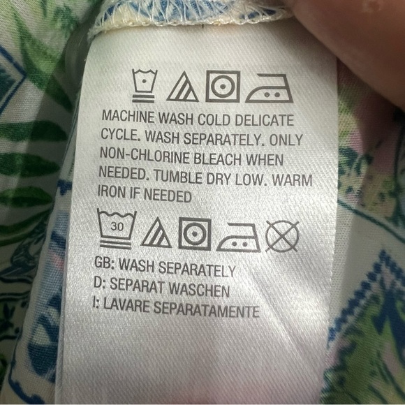 Studio Park S Petite Cotton Postcard Hawaii Vacation Short Sleeve Shirt Dress - Picture 10 of 12